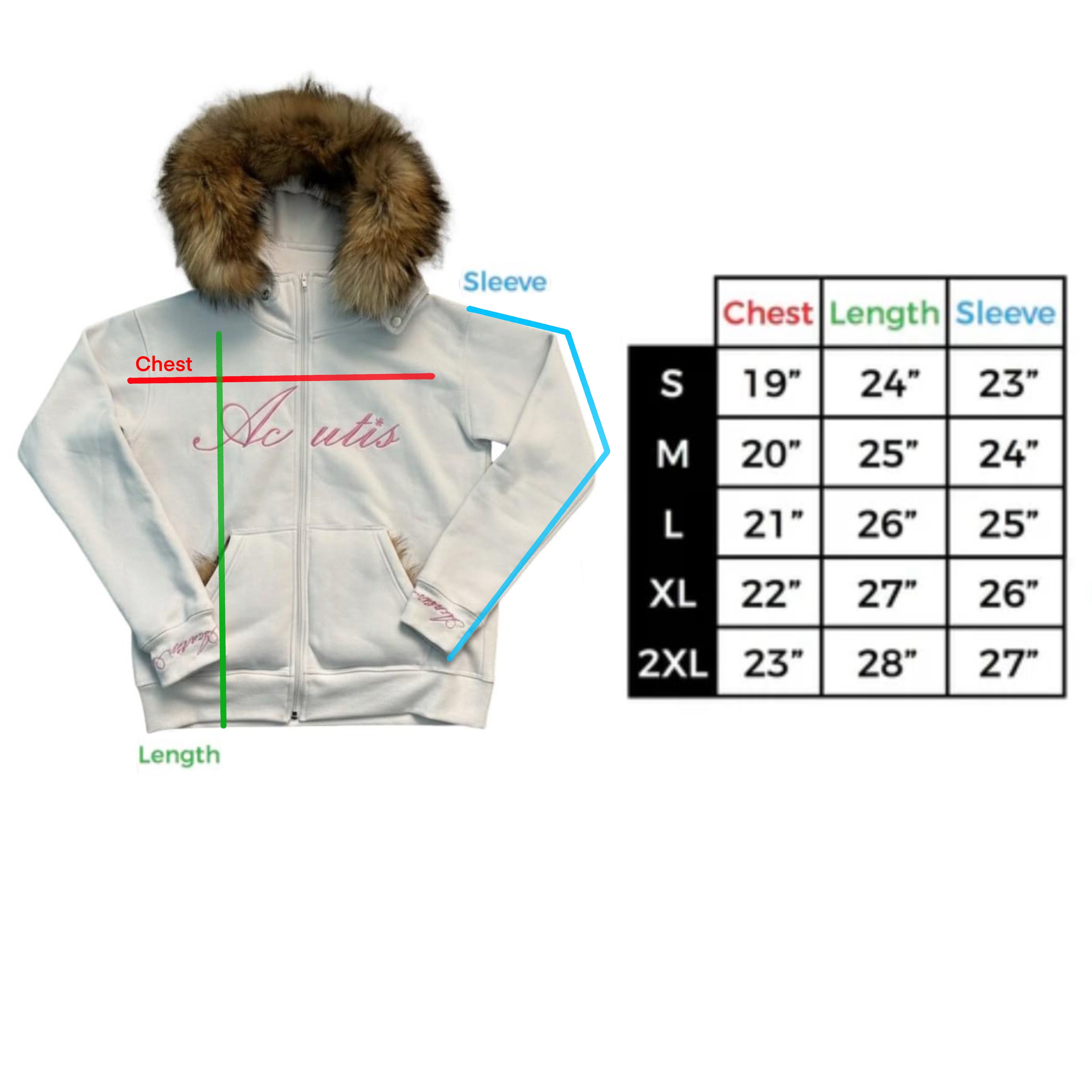 "Acutis" Fur Zip-Up