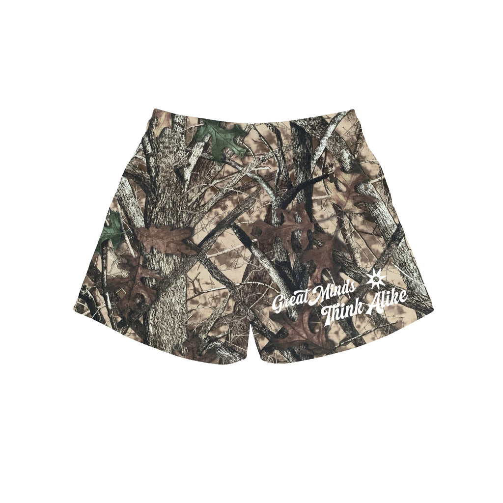 "Great Minds Think Alike" Camo Short